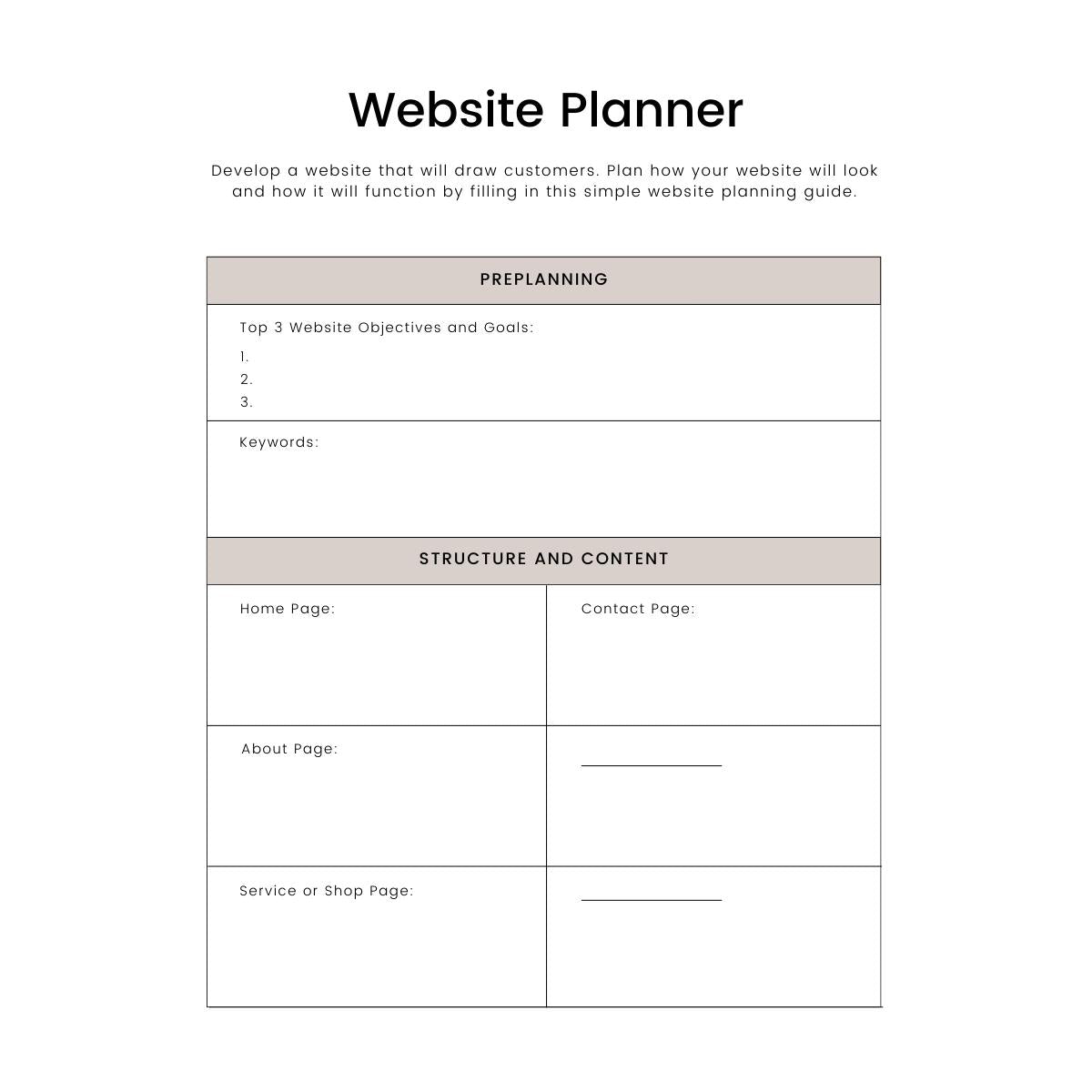 Hair Business Planner | Guide to Start a Hair Extension Business